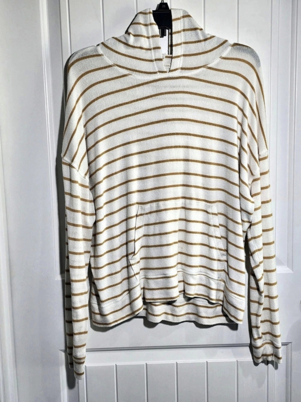 American Eagle Soft & Sexy Plush Striped Cowl Neck Top XL - Picture 3 of 13